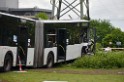 Schwerer Bus Unfall Koeln Porz Gremberghoven Neuenhofstr P152